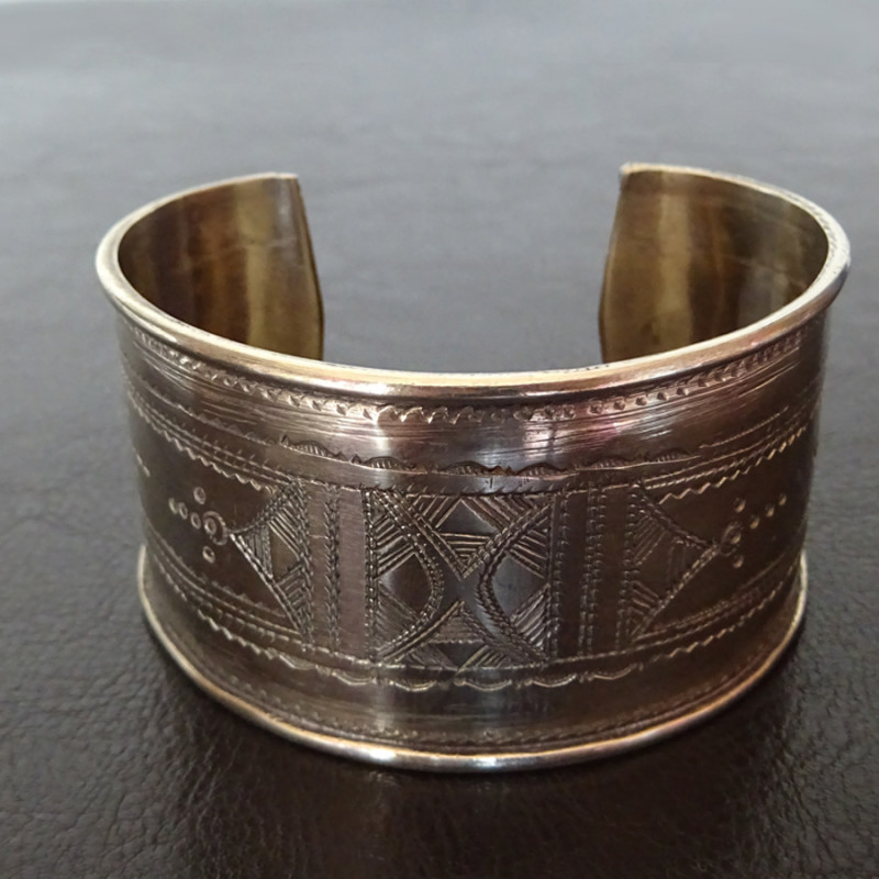 Bracelet cuivre pur massif fabriqué artisanalement en France