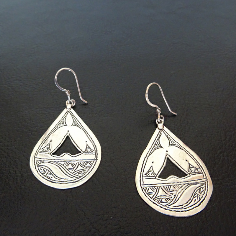 boucles d'oreilles Touareg en argent 925