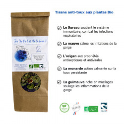 tisane anti-toux aux plantes médicinales