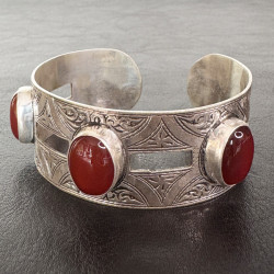 Bracelet Berbère en Argent Massif